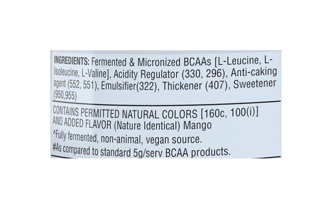 Procel 100% Fermented BCAA+ Tropical Mango Flavor   Plastic Jar  400 grams